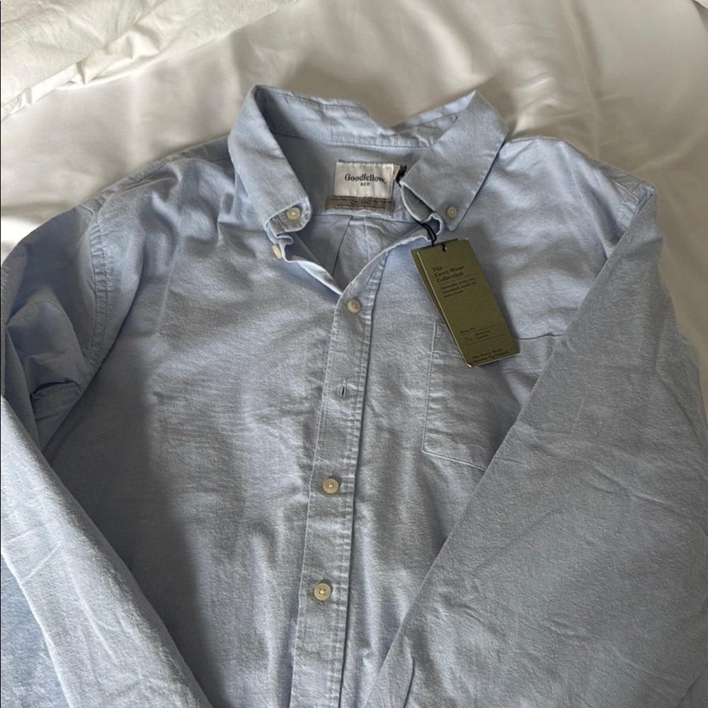 Goodfellow & Co Blue Casual Button Down Shirt